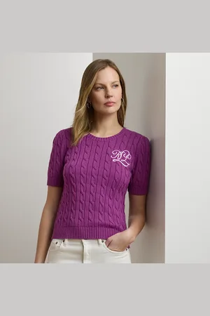 Ralph Lauren Cable-Knit Cotton Short-Sleeve Jumper
