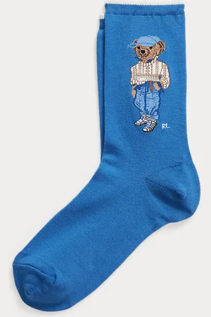 Ralph Lauren Polo Bear Cotton-Blend Crew Socks