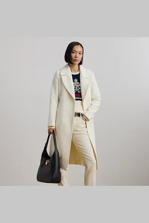 Ralph Lauren Belted Wool-Blend Wrap Coat