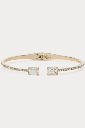 Ralph Lauren Pav?? -Plated Stone Cuff Bracelet