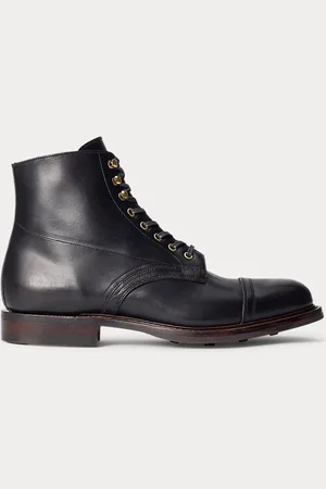 Ralph Lauren Hand-Burnished Leather Boot