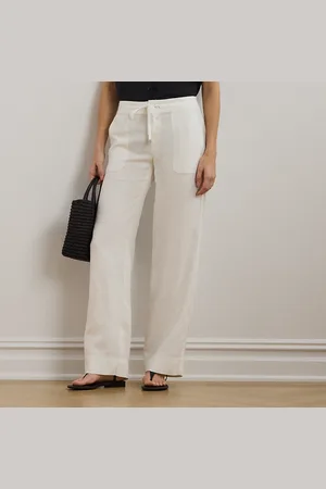 Ralph Lauren Linen Wide-Leg Trouser
