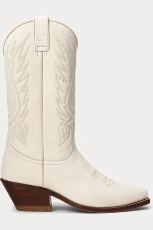 Ralph Lauren Chilton 40 mm Calf-Suede Cowboy Boot