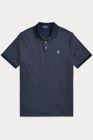 Ralph Lauren Custom Slim Dot Soft Cotton Polo Shirt