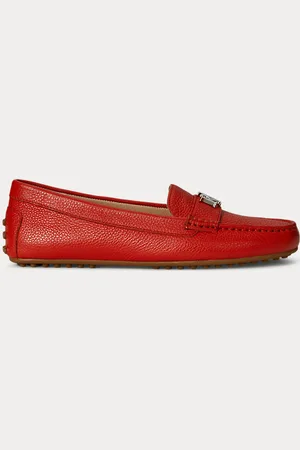 Ralph Lauren Barnsbury Pebbled Leather Driver