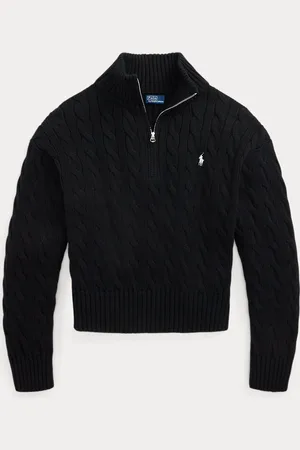 Ralph Lauren Cable-Knit Cotton Quarter-Zip Jumper