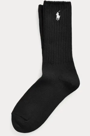 Ralph Lauren Embroidered Pony Crew Socks