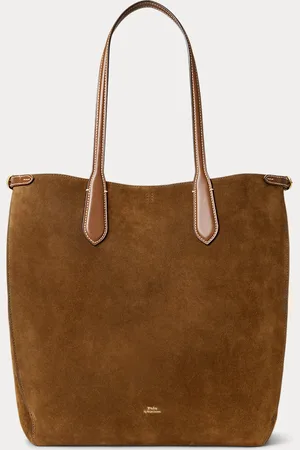 Ralph Lauren Bellport Suede North-South Tote