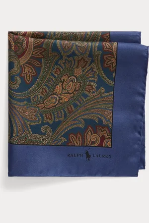 Ralph Lauren Paisley Silk Pocket Square