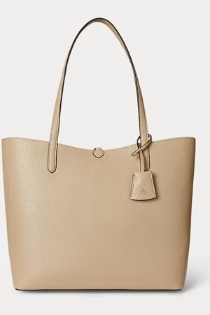 Ralph Lauren Faux-Leather Large Reversible Tote Bag