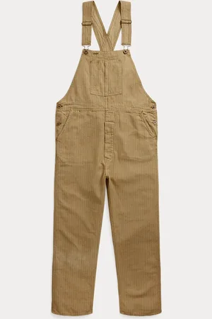 Ralph Lauren Striped Linen-Cotton Overall