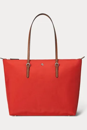 Ralph Lauren Nylon Medium Keaton Tote Bag