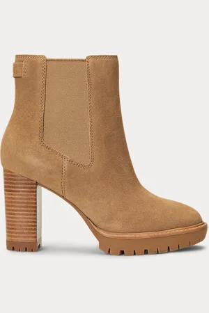 Ralph Lauren Layne Suede Bootie