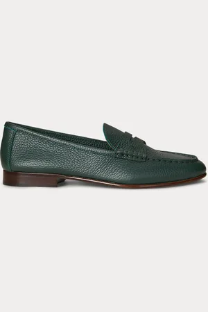 Ralph Lauren Pebbled Leather Penny Loafer