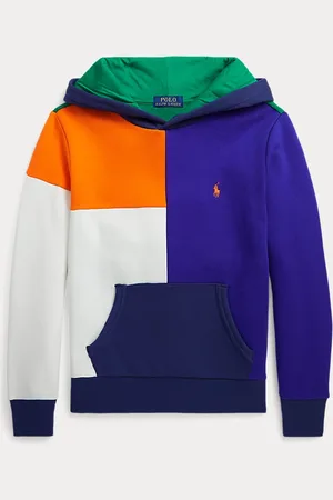 Ralph Lauren Colour-Blocked Fleece Hoodie