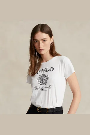 Ralph Lauren Shrunken Fit Graphic Jersey Tee