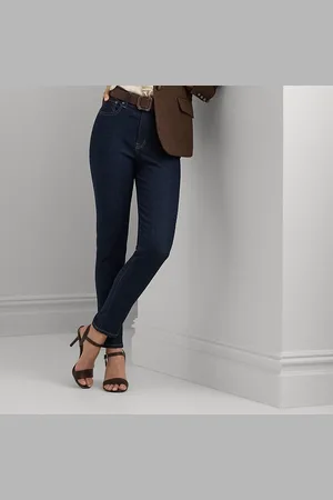 Ralph Lauren Petite - High-Rise Skinny Ankle Jean