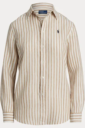 Ralph Lauren Classic Fit Striped Linen Shirt