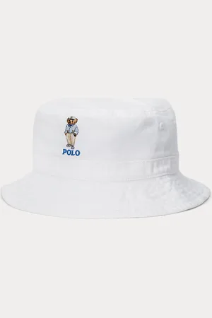 Ralph Lauren Polo Bear Cotton Twill Bucket Hat