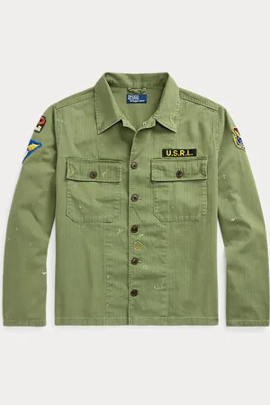 Ralph Lauren Relaxed Fit Herringbone Twill Workshirt