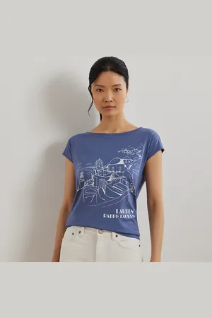 Ralph Lauren Cotton-Blend Jersey Graphic T-Shirt