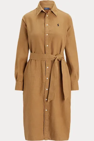 Ralph Lauren Belted Linen Shirtdress