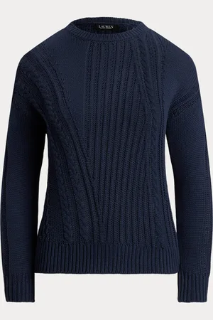 Ralph Lauren Pointelle-Knit Cotton Crewneck Jumper