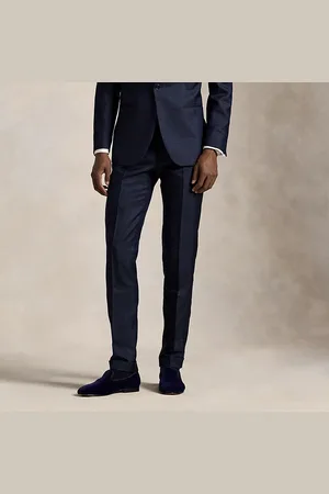 Ralph Lauren Silk-Blend Tuxedo Trouser