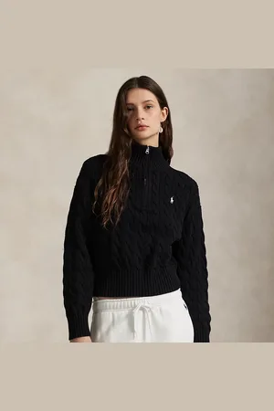 Ralph Lauren Cable-Knit Cotton Quarter-Zip Jumper