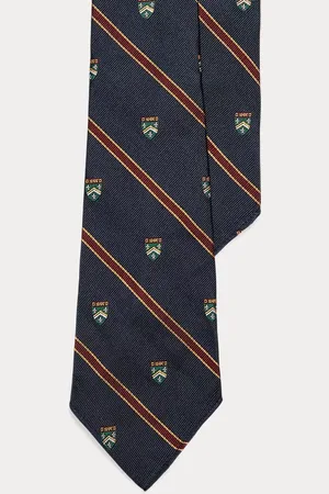 Ralph Lauren Vintage-Inspired Silk Repp Club Tie