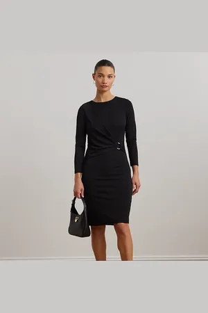 Ralph Lauren Jersey Three-Quarter-Sleeve Dress