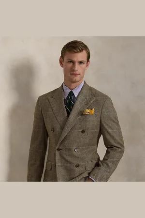 Ralph Lauren Polo Tailored Glen Plaid Suit Jacket