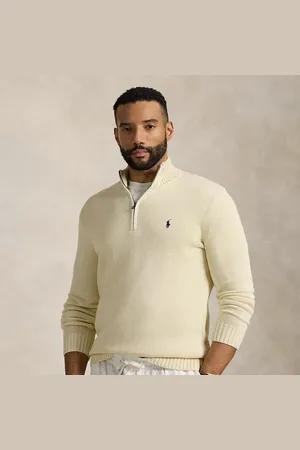 Ralph Lauren Big & Tall - Cotton Quarter-Zip Jumper