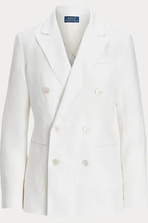 Ralph Lauren Double-Breasted Linen Blazer