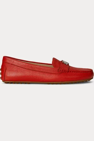 Ralph Lauren Barnsbury Pebbled Leather Driver