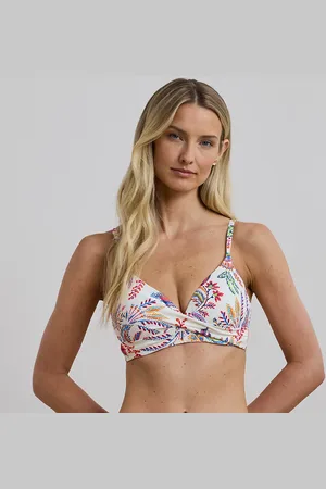 Ralph Lauren Floral Twist-Front Bikini Top
