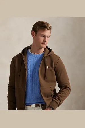 Ralph Lauren Double-Knit Full-Zip Hoodie