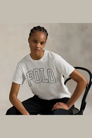 Ralph Lauren Logo Cotton Jersey Crewneck T-Shirt