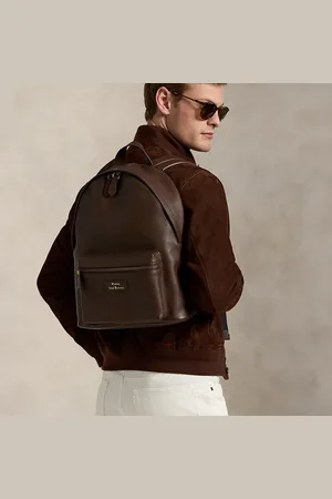 Ralph Lauren Pebbled Leather Backpack