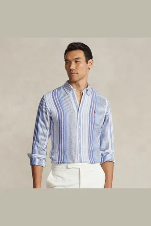 Ralph Lauren Classic Fit Striped Linen Shirt