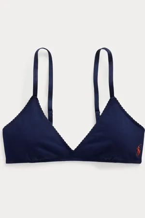 Ralph Lauren Scalloped-Trim Triangle Bralette