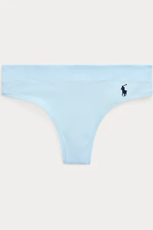 Ralph Lauren Stretch-Cotton Mid-Rise Thong