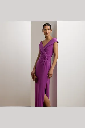 Ralph Lauren Petite - Jersey Off-the-Shoulder Gown