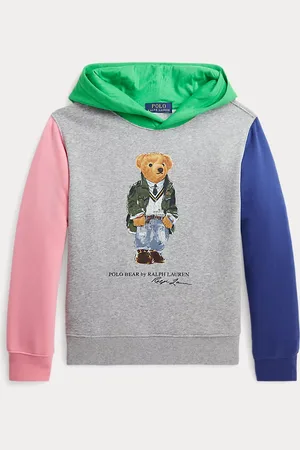 Ralph Lauren Polo Bear Colour-Blocked Fleece Hoodie