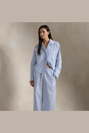 Ralph Lauren Long-Sleeve Poplin Pyjama Set