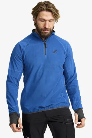 RevolutionRace Trekker Fleece Miehet Classic Blue, Koko:L - Miehet > Paidat > Fleece & Välikerrokset