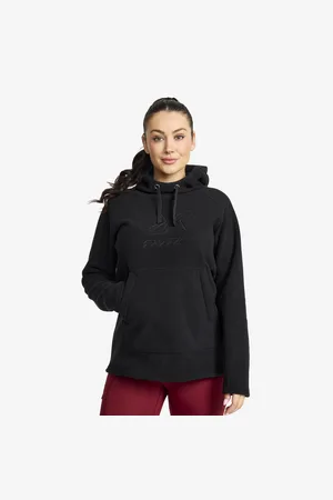 RevolutionRace Polar Fleece Hoodie Naiset Black, Koko:2XL - > Paidat > Hupparit & Svetarit