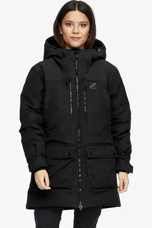RevolutionRace Outdoor Parka Naiset Black, Koko:2XL - Ulkoilutakki, Kuoritakki & Tuulitakki