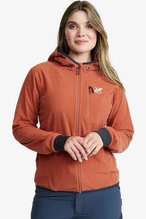 RevolutionRace Trekker Hoodie Naiset Bruschetta, Koko:2XL - > Paidat > Fleecet & Välikerrokset