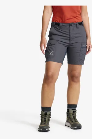 RevolutionRace Rambler Lightweight Pro Shorts Naiset India Ink/Blueberry, Koko:2XL - > Housut > Shortsit